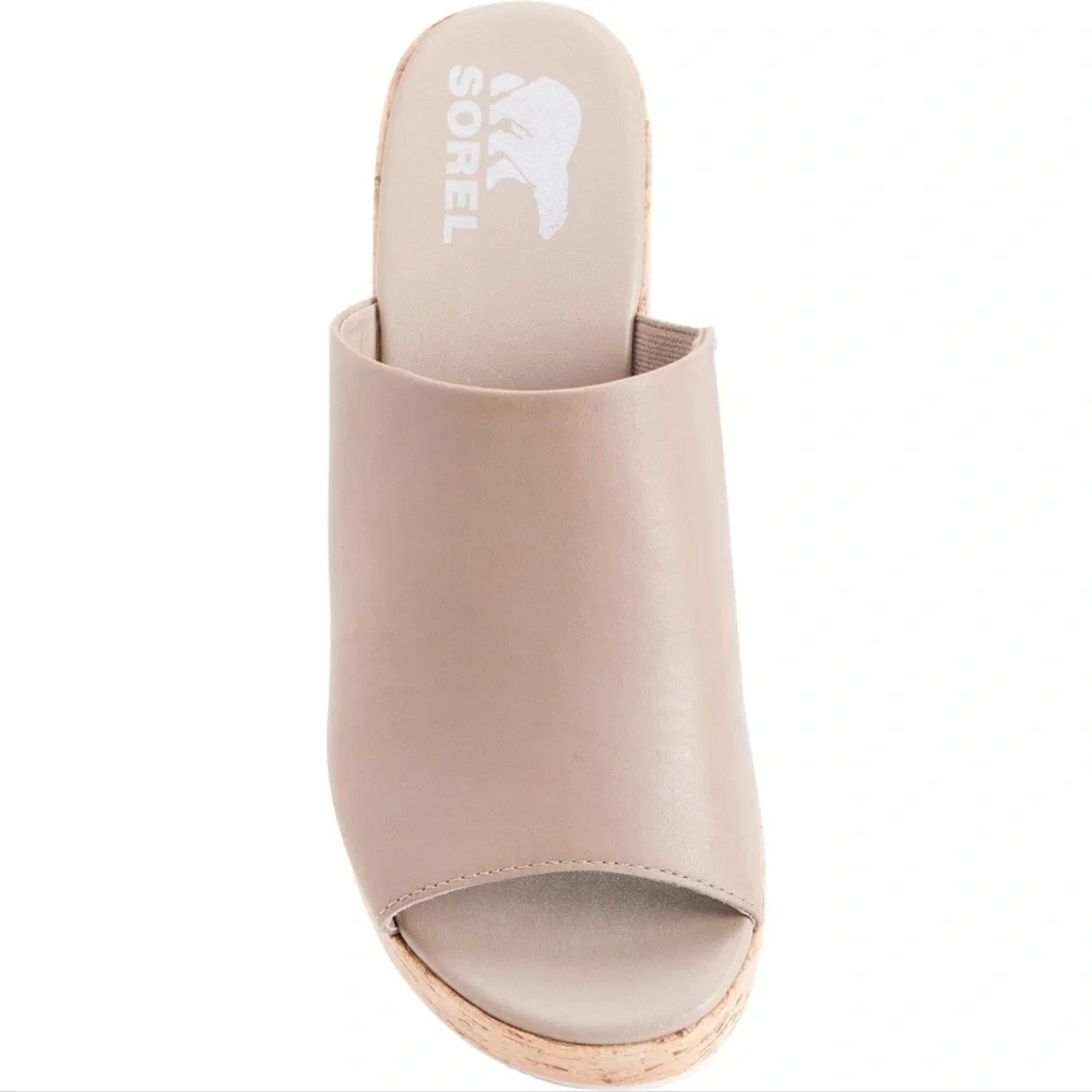 🎉LAST PIECE 🎉Sorel Cameron Wedge Mule Sandals - Leather